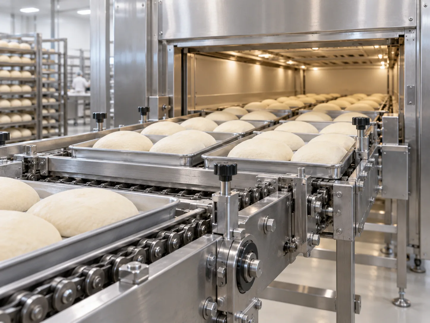 Roller Chain vs Engineering Conveyor Chain bakery process context